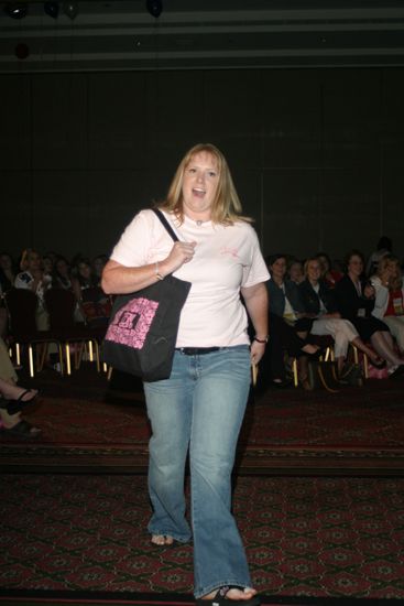 Unidentified Phi Mu in Convention Fashion Show Photograph 1, July 8, 2004 (image)