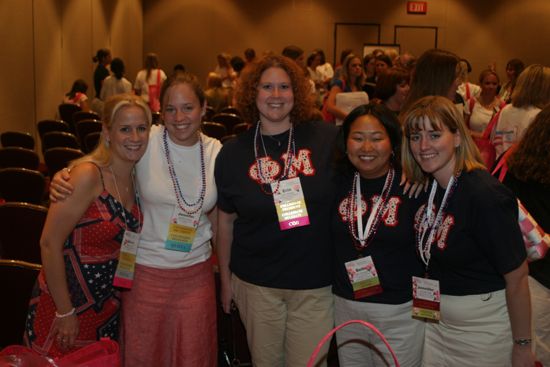 Group of Five at Convention Photograph 1, July 8, 2004 (image)