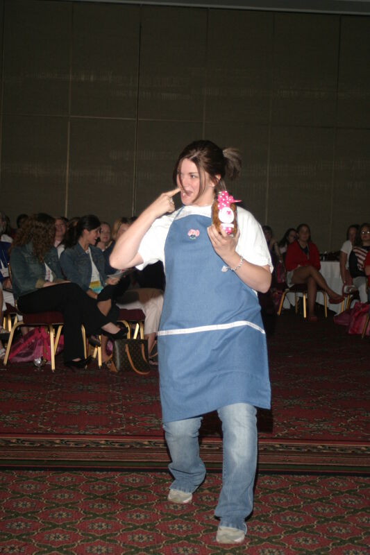 Unidentified Phi Mu in Convention Fashion Show Photograph 3, July 8, 2004 (Image)
