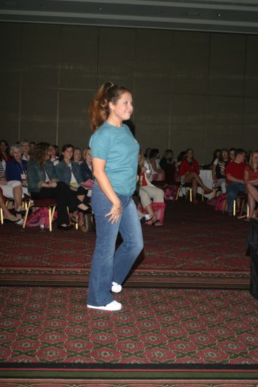 Unidentified Phi Mu in Convention Fashion Show Photograph 2, July 8, 2004 (image)