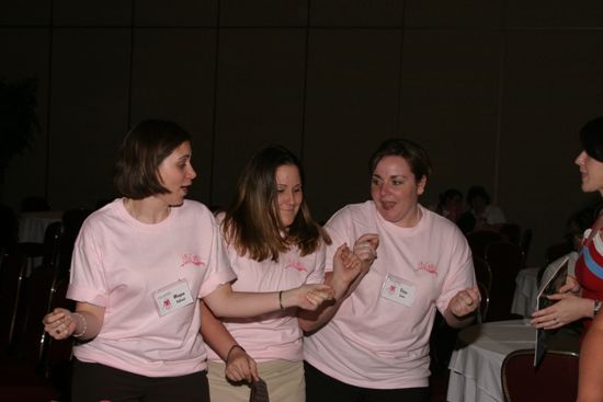 Convention Volunteers Dancing Photograph 1, July 8, 2004 (image)