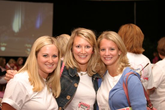 Griffin, Linville, and Farrar at Convention Photograph, July 8, 2004 (image)