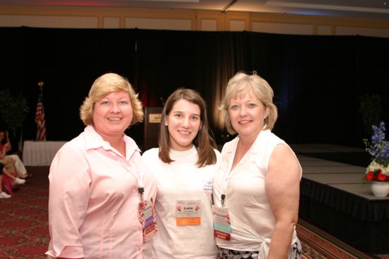 Noone, Griffith, and Unidentified at Convention Photograph, July 8, 2004 (image)