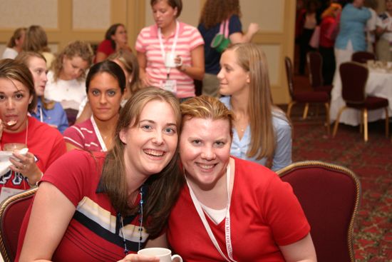 Two Phi Mus at Convention Social Event Photograph, July 8, 2004 (image)