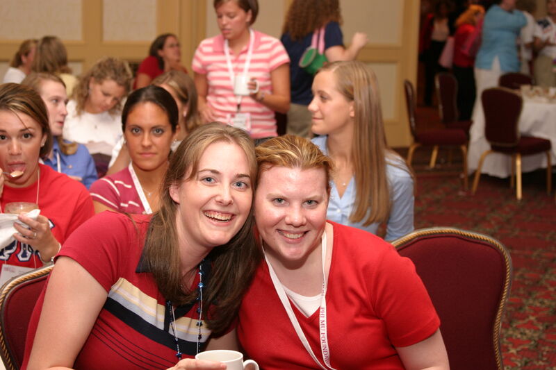 Two Phi Mus at Convention Social Event Photograph, July 8, 2004 (Image)