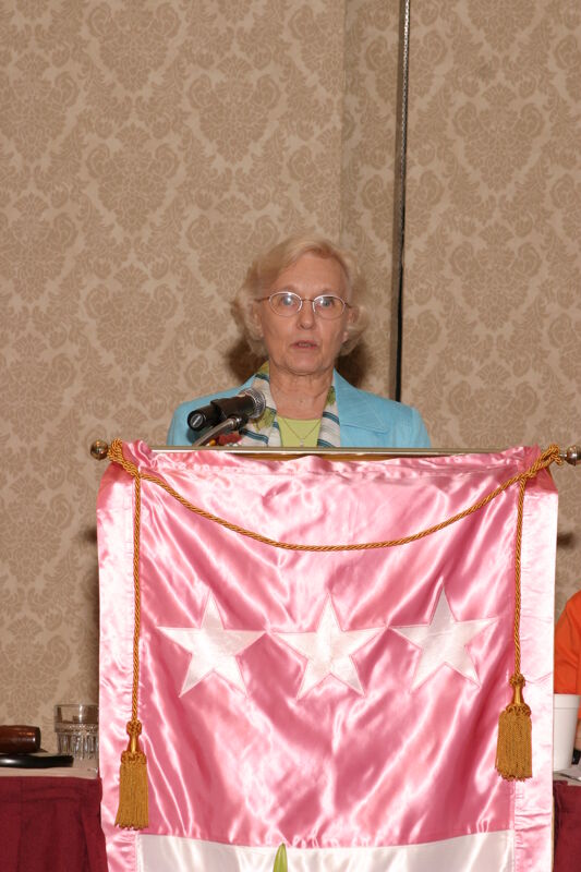 Annadell Lamb Speaking at Convention Foundation Awards Presentation Photograph 2, July 9, 2004 (Image)
