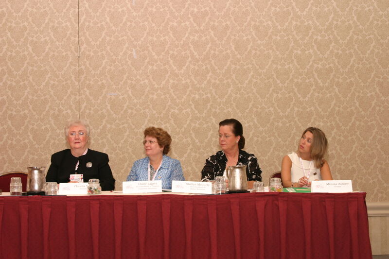 Nemir, Eggert, McCarty, and Ashbey at Convention Awards Presentation Photograph, July 9, 2004 (Image)