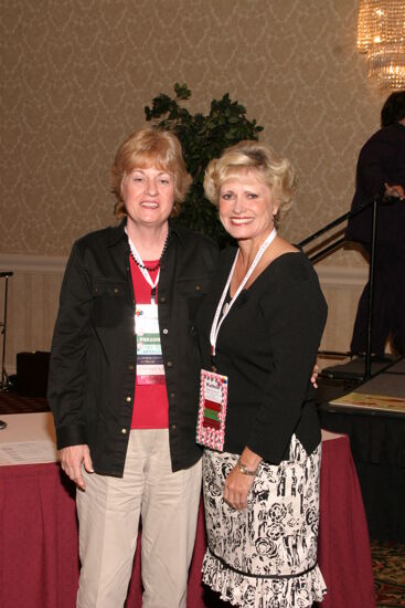 Kathie Garland and Unidentified at Convention Foundation Awards Presentation Photograph 5, July 9, 2004 (image)