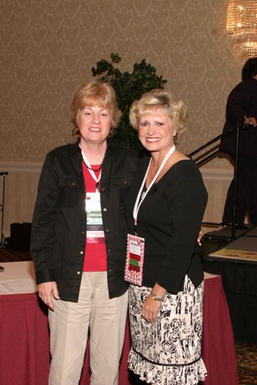 Kathie Garland and Unidentified at Convention Foundation Awards Presentation Photograph 5, July 9, 2004 (image)