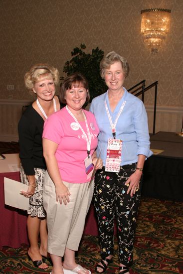 Garland, Stone, and Unidentified at Convention Foundation Awards Presentation Photograph, July 9, 2004 (image)