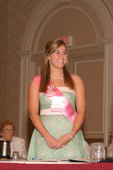 Jessica Smith at Convention Parade of Flags Photograph 1, July 9, 2004 (image)