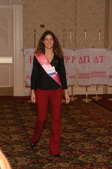 Carrie Stafford in Convention Parade of Flags Procession Photograph, July 9, 2004 (image)