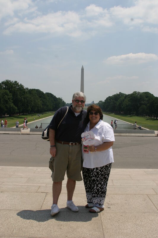 July 10 Margo Grace and Husband by Washington Monument During Convention Photograph 2 Image