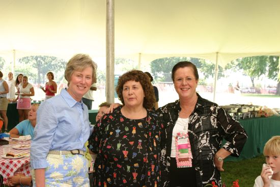 Stone, Johnson, and McCarty at Convention Outdoor Luncheon Photograph, July 10, 2004 (image)