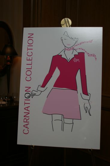 Carnation Collection Sign at Convention Photograph, July 8-11, 2004 (image)