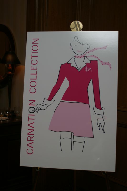 July 8-11 Carnation Collection Sign at Convention Photograph Image