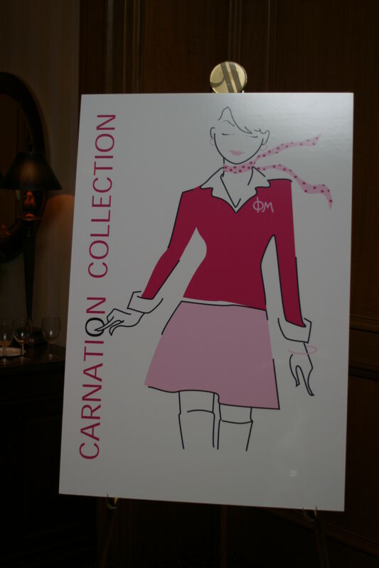 Carnation Collection Sign at Convention Photograph, July 8-11, 2004 (Image)