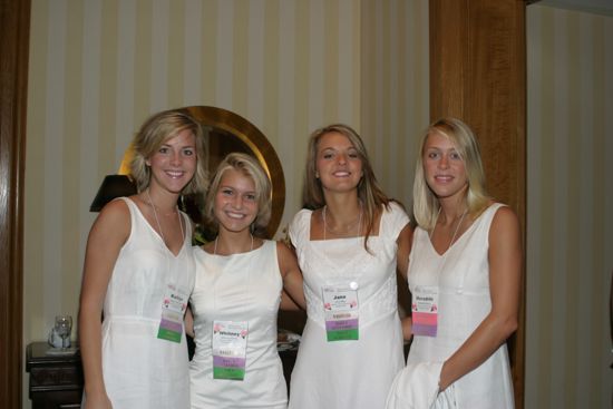 Van Dyke, Camp, May, and Morris at Dressed in White Convention Photograph, July 8-11, 2004 (image)