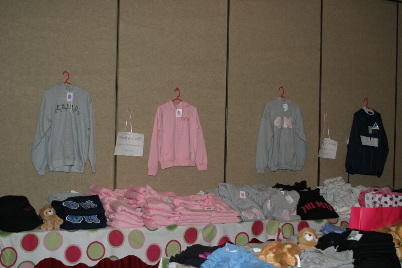 Sweatshirts in Convention Marketplace Photograph, July 8-11, 2004 (Image)