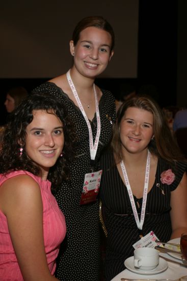 Unidentified, Rouse, and Wilson at Convention Sisterhood Luncheon Photograph, July 8-11, 2004 (image)