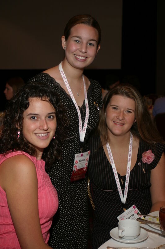 Unidentified, Rouse, and Wilson at Convention Sisterhood Luncheon Photograph, July 8-11, 2004 (Image)