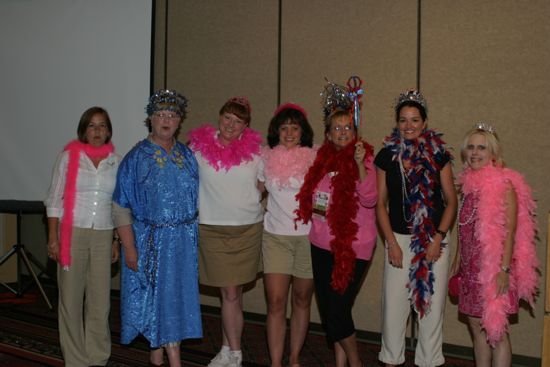 Group of Seven at Convention Officer Appreciation Luncheon Photograph 1, July 8, 2004 (image)