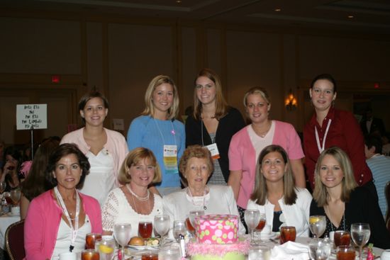 Table of 10 at Convention Sisterhood Luncheon Photograph 2, July 8-11, 2004 (image)