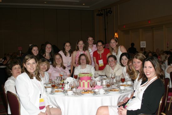 Group of 17 at Convention Sisterhood Luncheon Photograph, July 8-11, 2004 (image)