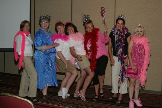 Group of Seven at Convention Officer Appreciation Luncheon Photograph 2, July 8, 2004 (image)