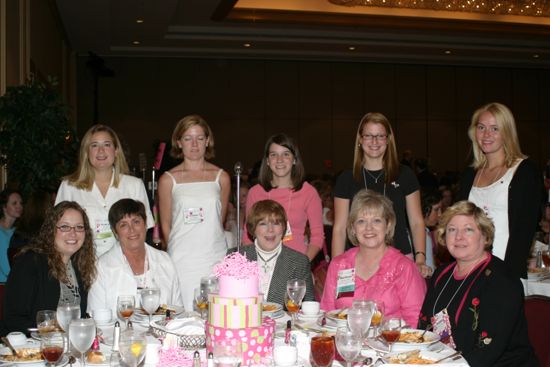 Table of 10 at Convention Sisterhood Luncheon Photograph 3, July 8-11, 2004 (image)