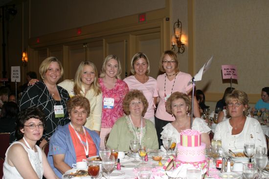 Table of 10 at Convention Sisterhood Luncheon Photograph 4, July 8-11, 2004 (image)