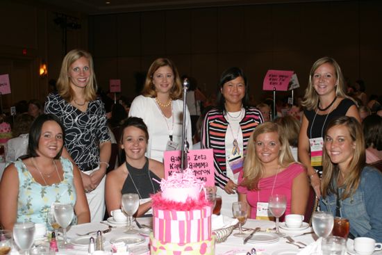 Table of Eight at Convention Sisterhood Luncheon Photograph 5, July 8-11, 2004 (image)