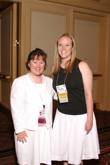 Robin Benoit and Ashley Gibson at Convention Photograph, July 8-11, 2004 (image)