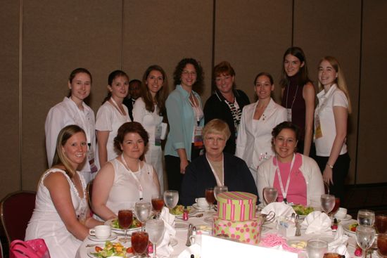 Group of 12 at Convention Sisterhood Luncheon Photograph, July 8-11, 2004 (image)