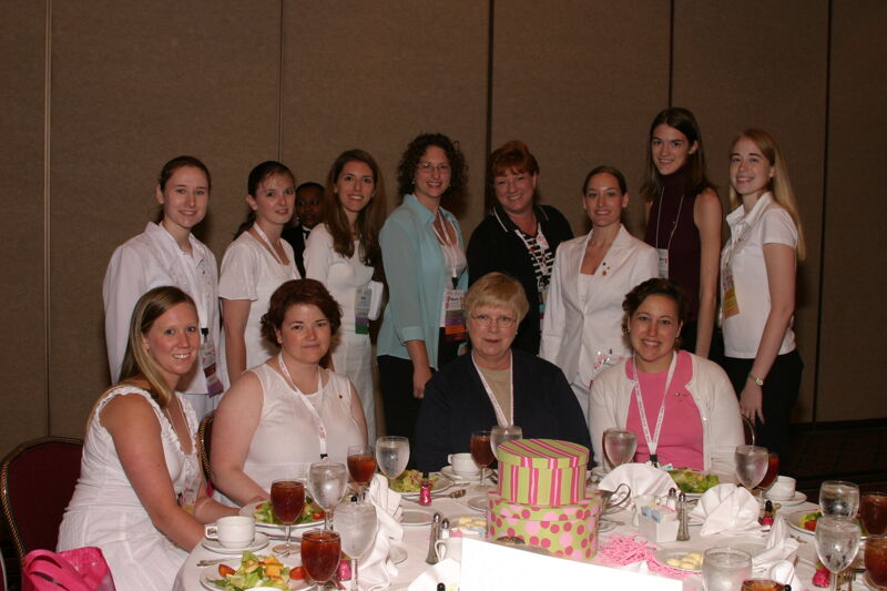 July 8-11 Group of 12 at Convention Sisterhood Luncheon Photograph Image