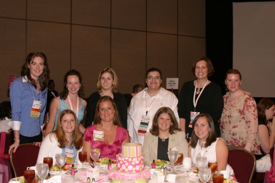 Table of 10 at Convention Sisterhood Luncheon Photograph 8, July 8-11, 2004 (image)