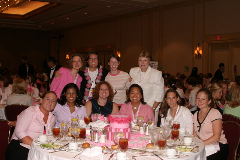 Table of 10 at Convention Sisterhood Luncheon Photograph 15, July 8-11, 2004 (Image)