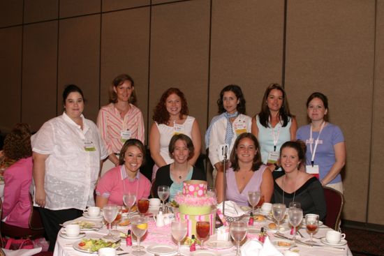 Table of 10 at Convention Sisterhood Luncheon Photograph 14, July 8-11, 2004 (image)