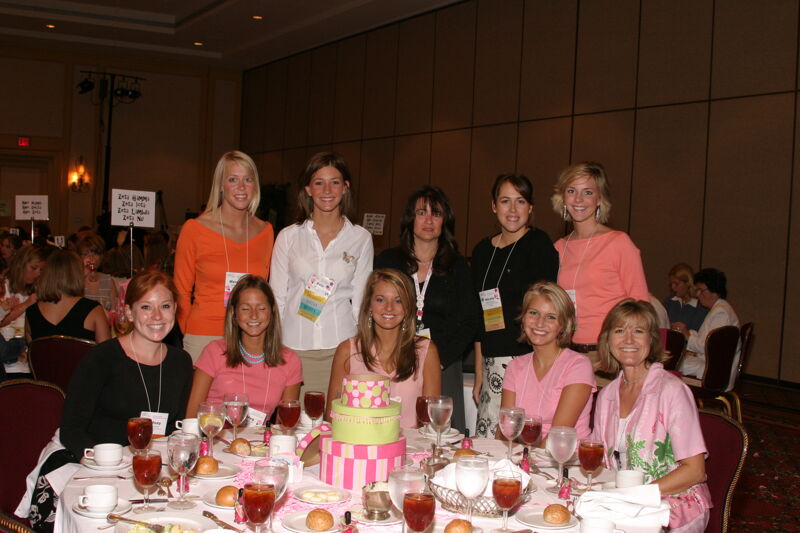 Table of 10 at Convention Sisterhood Luncheon Photograph 13, July 8-11, 2004 (Image)