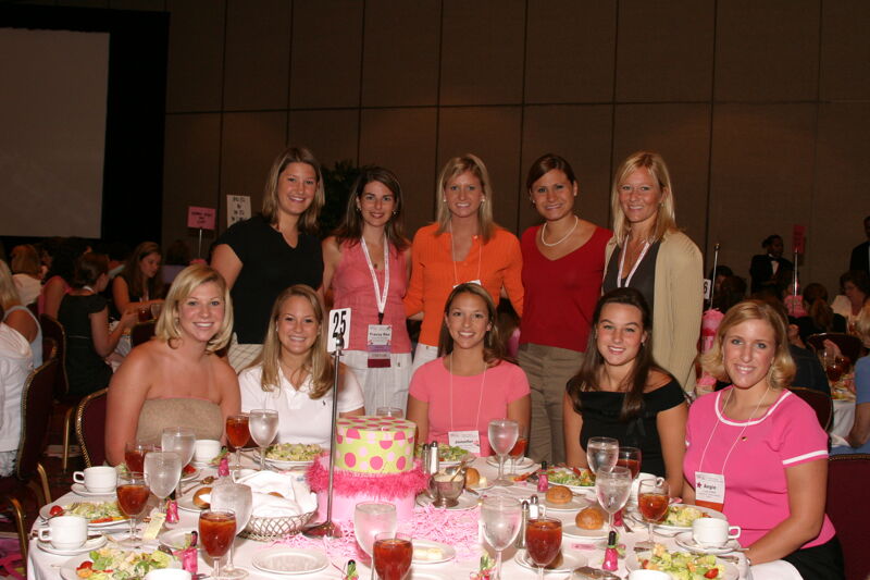 Table of 10 at Convention Sisterhood Luncheon Photograph 10, July 8-11, 2004 (Image)
