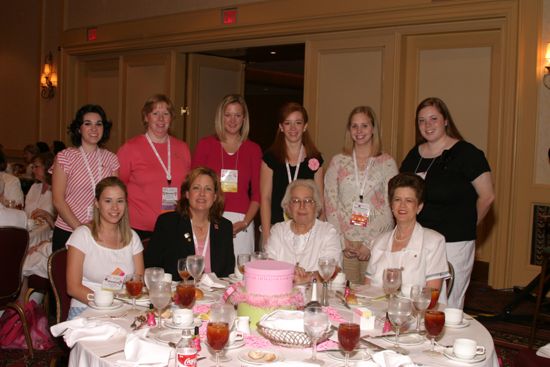 Table of 10 at Convention Sisterhood Luncheon Photograph 16, July 8-11, 2004 (image)