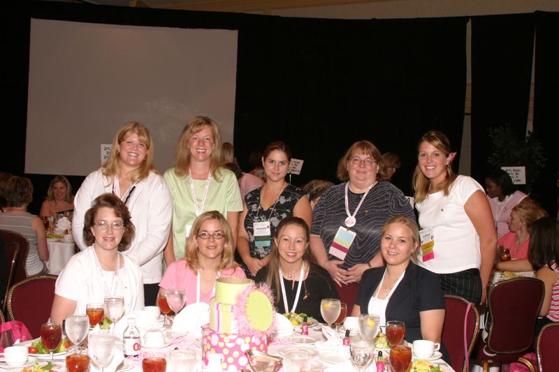 July 8-11 Table of Nine at Convention Sisterhood Luncheon Photograph 4 Image