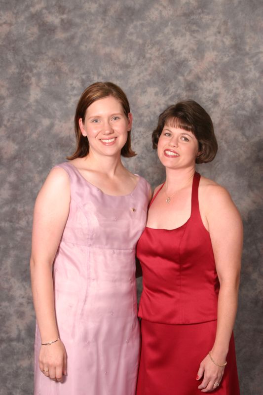 Two Unidentified Phi Mus Convention Portrait Photograph 2, July 11, 2004 (Image)