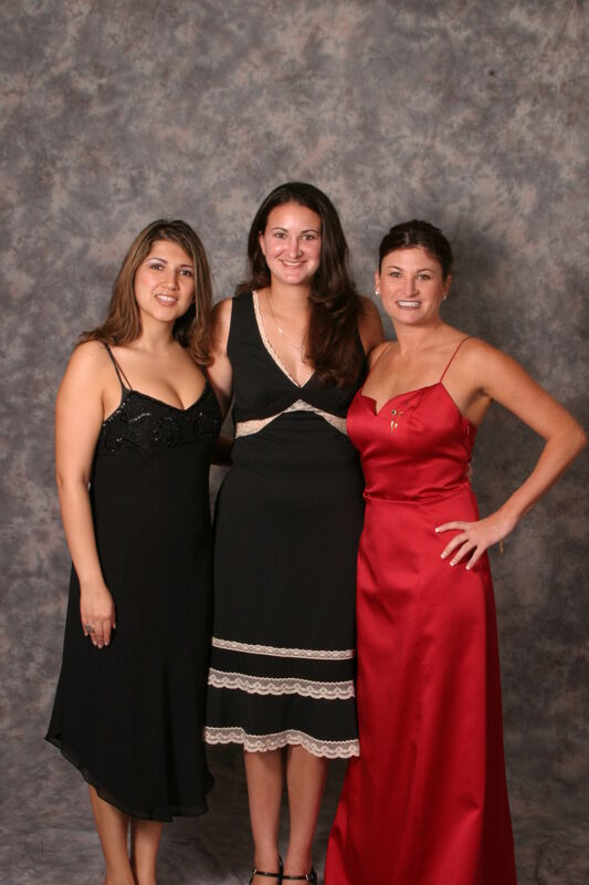 Three Unidentified Phi Mus Convention Portrait Photograph 1, July 11, 2004 (Image)