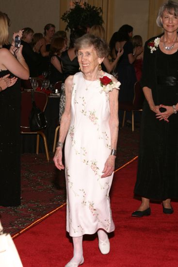 Becky Peterson and Pam Wadsworth Entering Convention Carnation Banquet Photograph, July 11, 2004 (image)