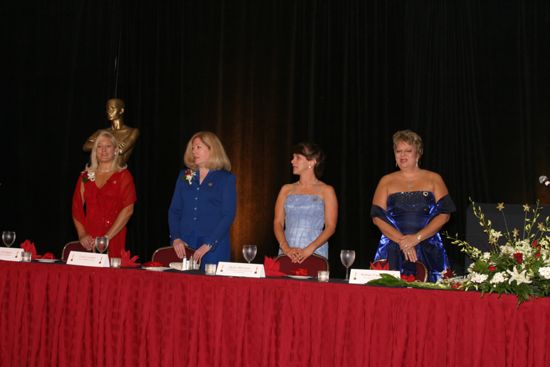 Bridges, Lowden, Monnin, and Williams at Convention Carnation Banquet Photograph, July 11, 2004 (image)