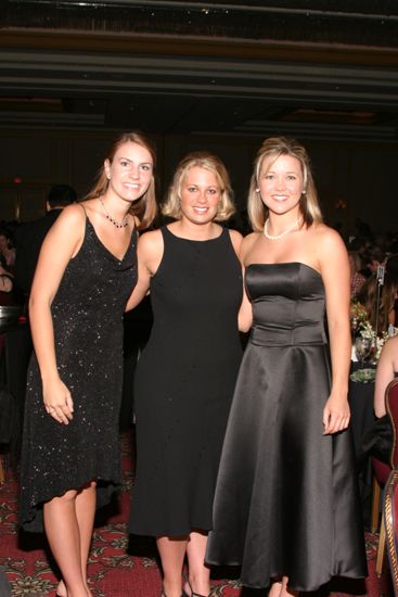 Three Unidentified Phi Mus at Convention Carnation Banquet Photograph 7, July 11, 2004 (image)