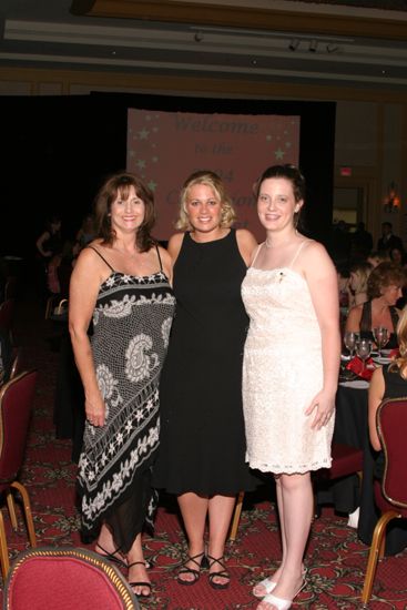 Three Unidentified Phi Mus at Convention Carnation Banquet Photograph 6, July 11, 2004 (image)