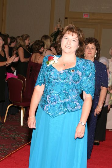 Frances Mitchelson Entering Convention Carnation Banquet Photograph, July 11, 2004 (image)