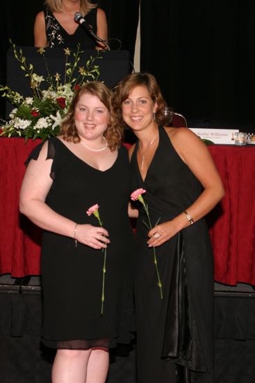 Two Unidentified Phi Mus at Convention Carnation Banquet Photograph 10, July 11, 2004 (image)